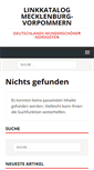 Mobile Screenshot of linkkatalog-mv.de