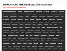 Tablet Screenshot of linkkatalog-mv.de